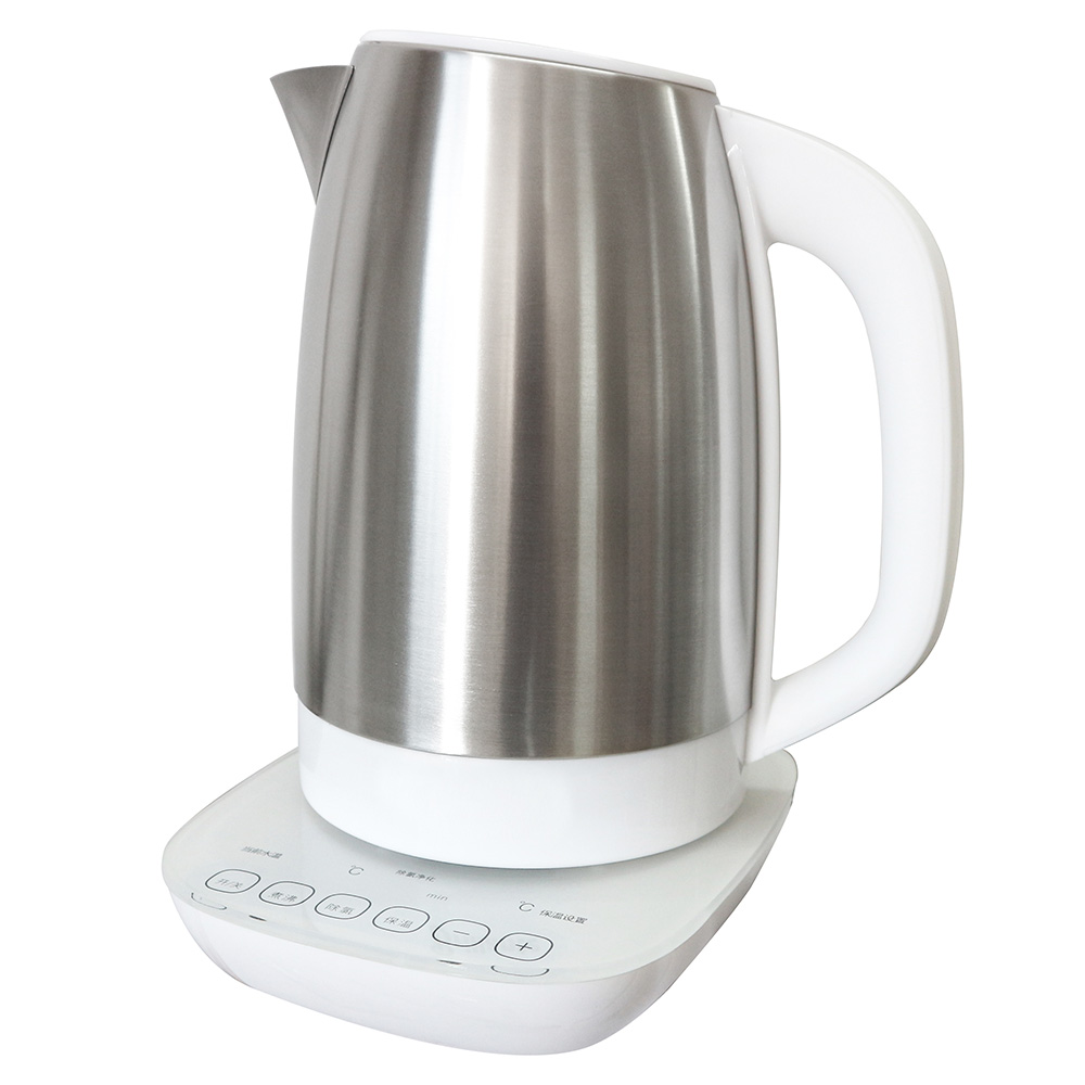 Electric Kettle 1.7L Electric Milk Modulator Stainless Steel Water