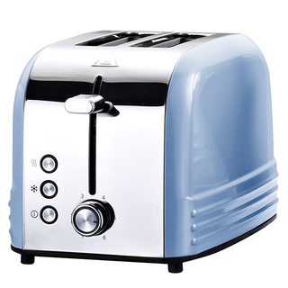 2-Slice Toaster Stainless Steel Toaster with 6 Bread Shade Setting Extra Wide Slot