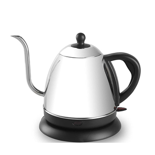 Electric Kettle 1.0L Gooseneck Pour Over Kettle for Coffee & Tea Stainless Steel Teapot
