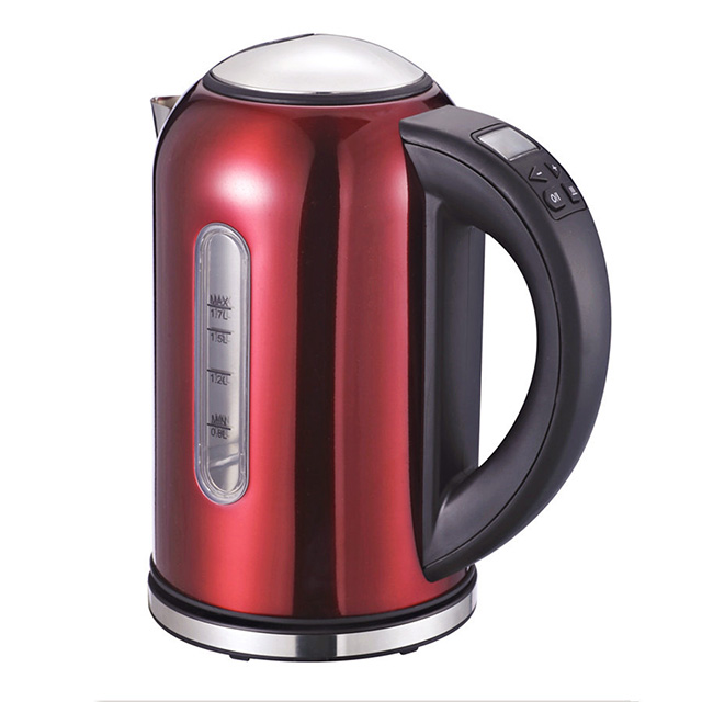 Electric Kettle 1.7L Stainless Steel Water Kettle Cordless Digital Kettle with Keep Warm Function