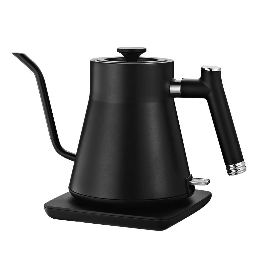 Electric Kettle 0.8L Gooseneck Pour Over Kettle for Coffee & Tea Stainless Steel Teapot