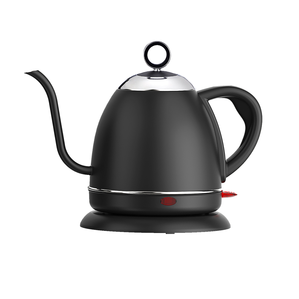 Electric Kettle 1.0L Gooseneck Pour Over Kettle for Coffee & Tea Stainless Steel Teapot